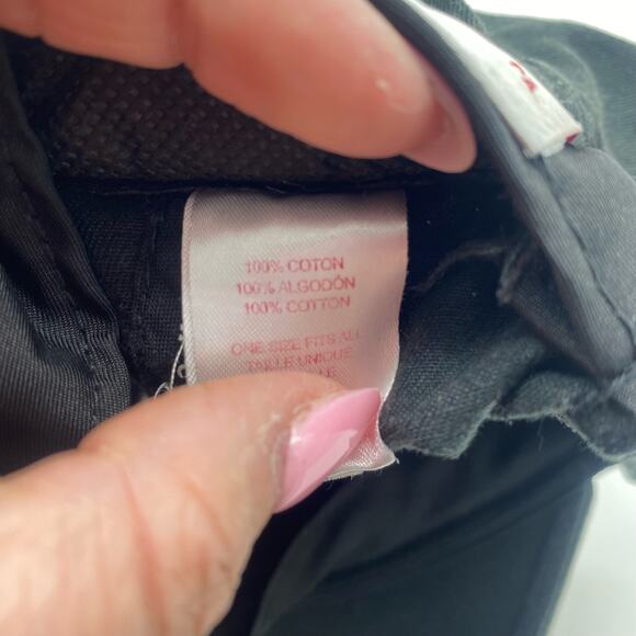 Mitchell & Ness Men's Black Chicago Bulls Chicago NBA Adjustable Cap Hat - Picture 8 of 9